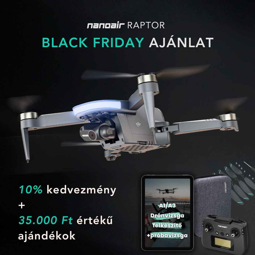 NanoAir™ Raptor - 4K kamerás mini drón