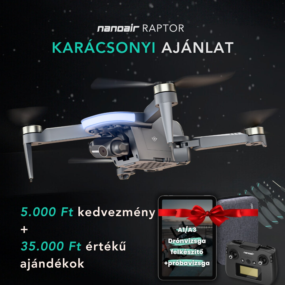 NanoAir™ Raptor - 4K kamerás mini drón