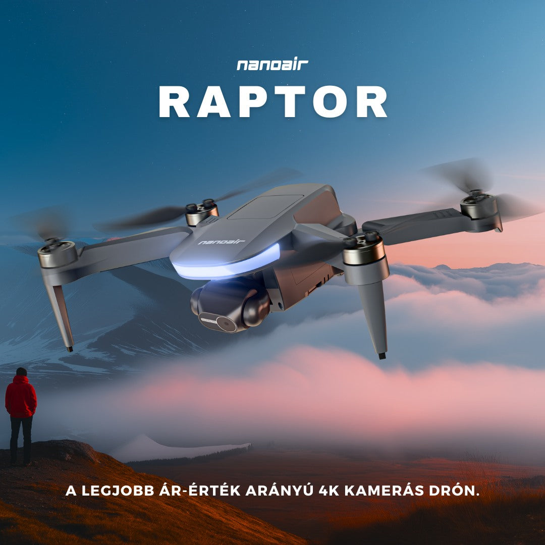 NanoAir™ Raptor B9 - 4K kamerás mini drón
